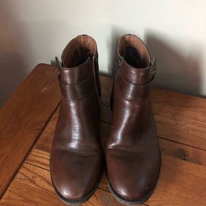 All leather booties!